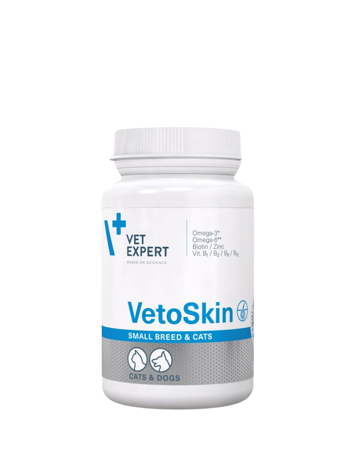 Deri ve Tüy Bakım Kapsülü VetExpert Vetoskin Small Breed & Cats