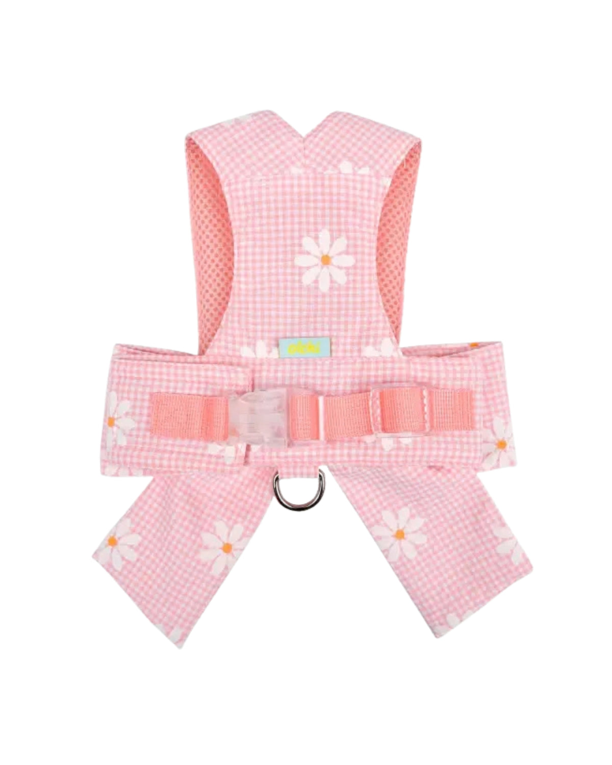 Kurdeleli Yelek Tipi Pembe Köpek Göğüs Tasması Olchi Candy Ribbon Harness