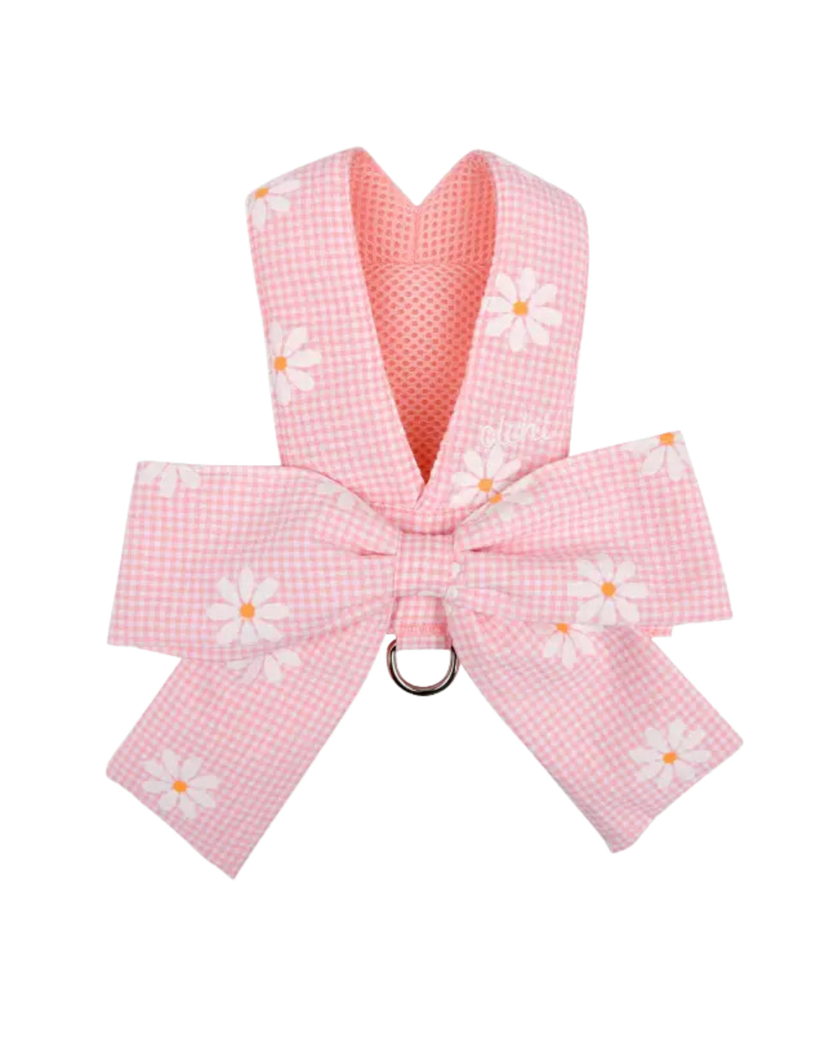 Kurdeleli Yelek Tipi Pembe Köpek Göğüs Tasması Olchi Candy Ribbon Harness