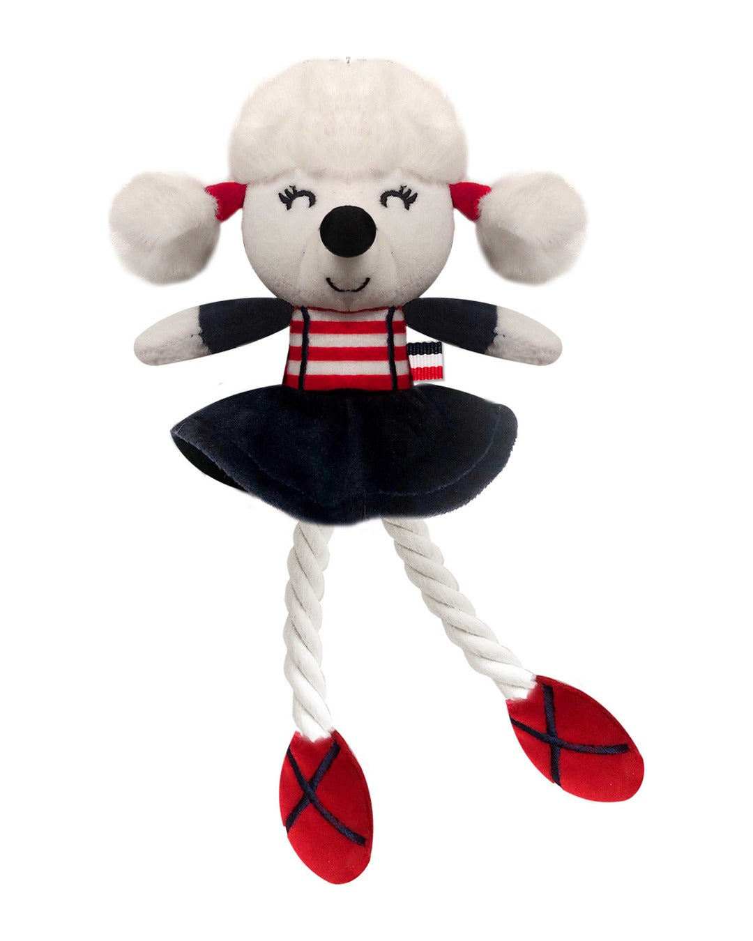 Sesli Peluş Kaniş Köpek Oyuncağı Milk&Pepper Blanche Toy