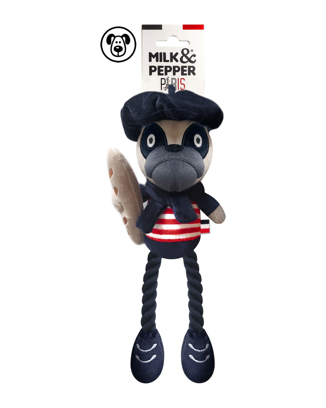 Sesli Peluş Bulldog Köpek Oyuncağı Milk&Pepper Antonin Toy