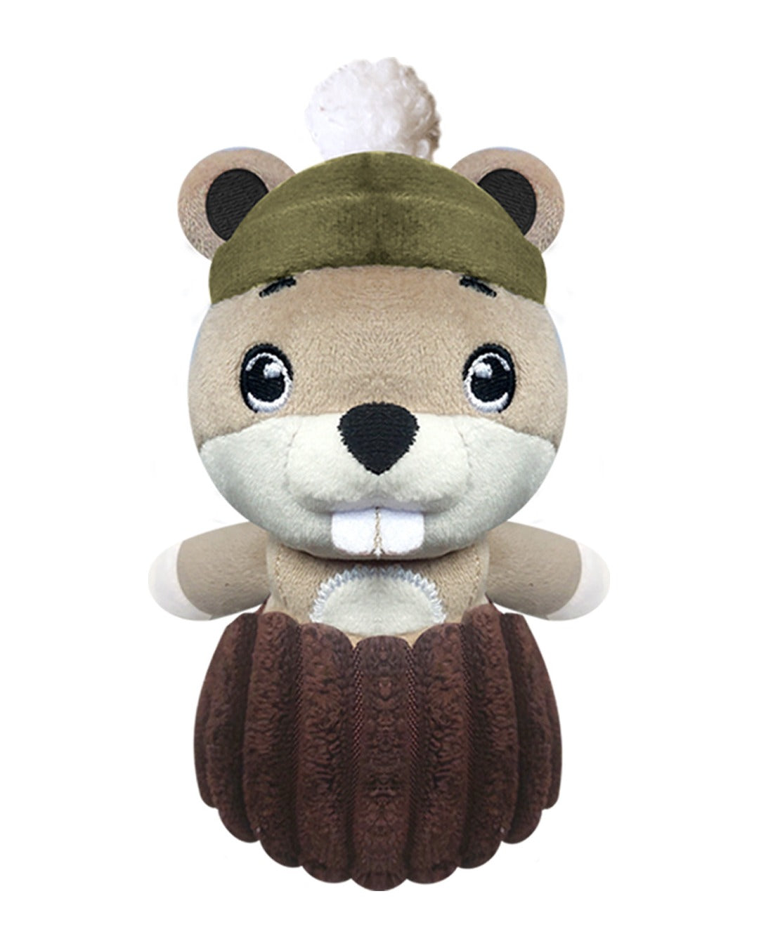 Kütükte Peluş Kunduz Köpek Oyuncağı Milk&Pepper Robin Dog Toy