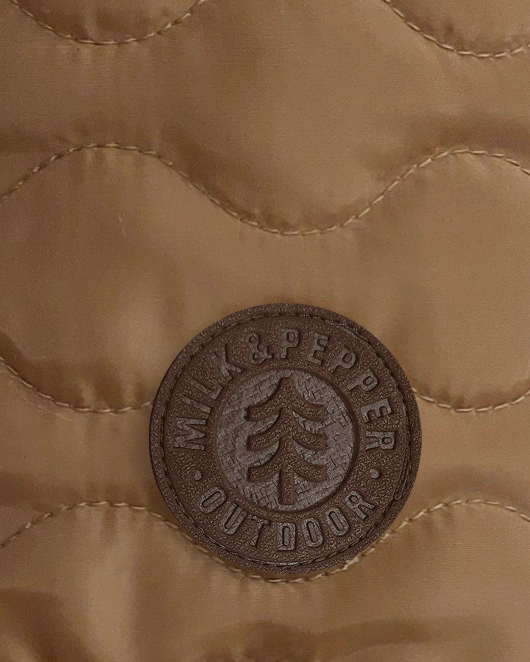 Çift Taraflı Şişme Köpek Montu Milk&Pepper Gaspard Reversible Down Jacket Kahverengi
