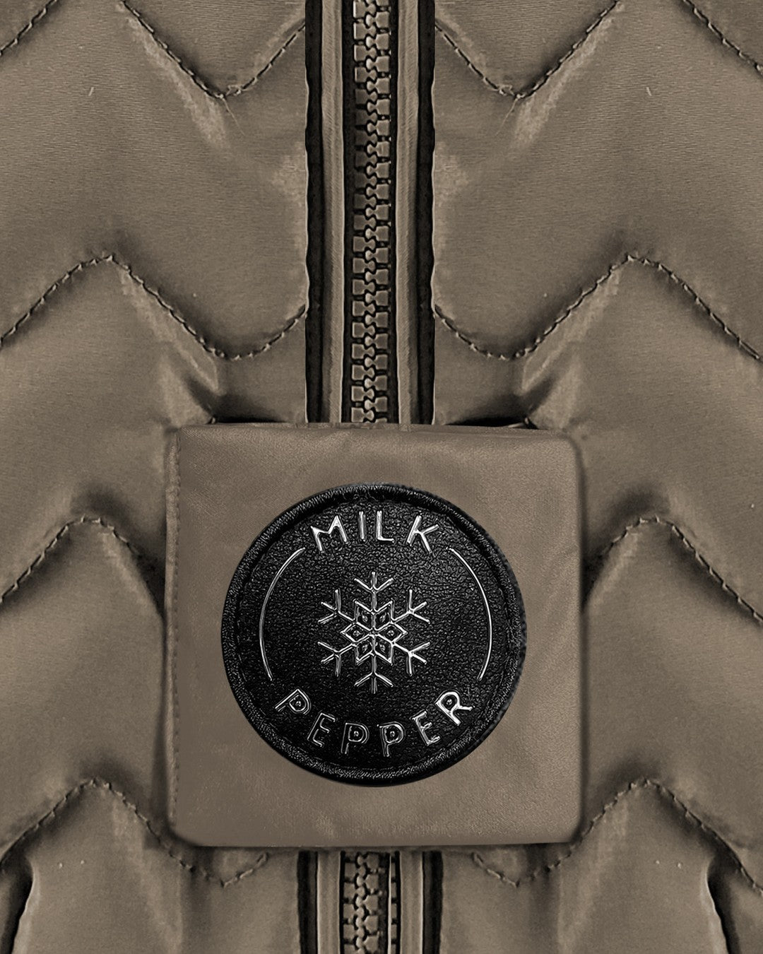 Göğüs Tasmalı Şişme Köpek Montu Milk&Pepper Auguste Harness Down Jacket Kahverengi
