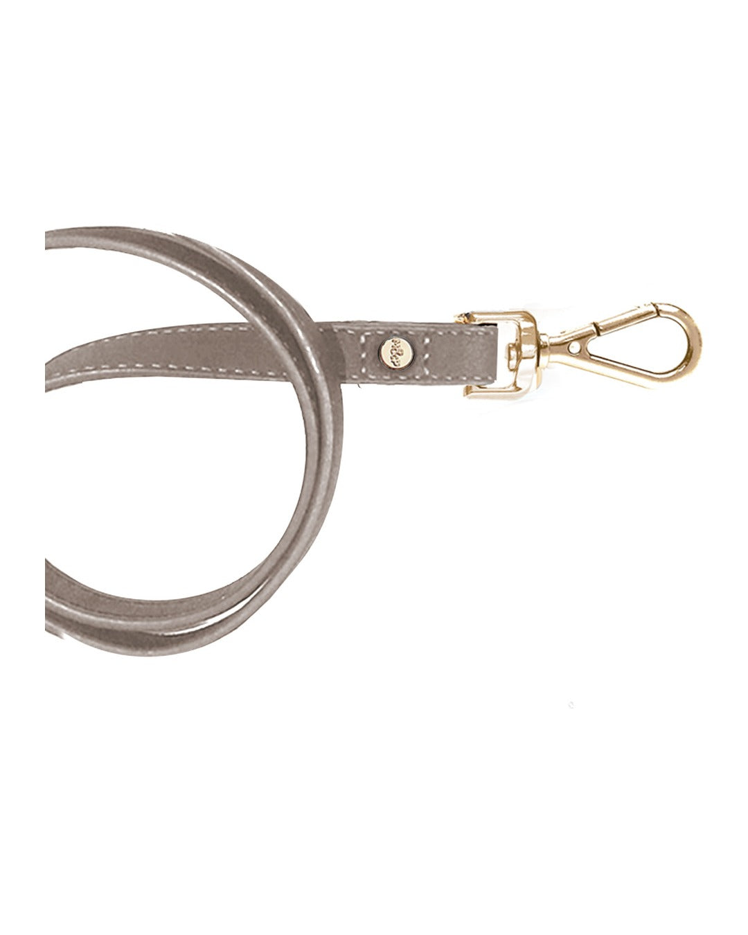 Altın Kancalı Suni Deri Köpek Gezdirme Kayışı Milk&Pepper Victoria Leash Bej