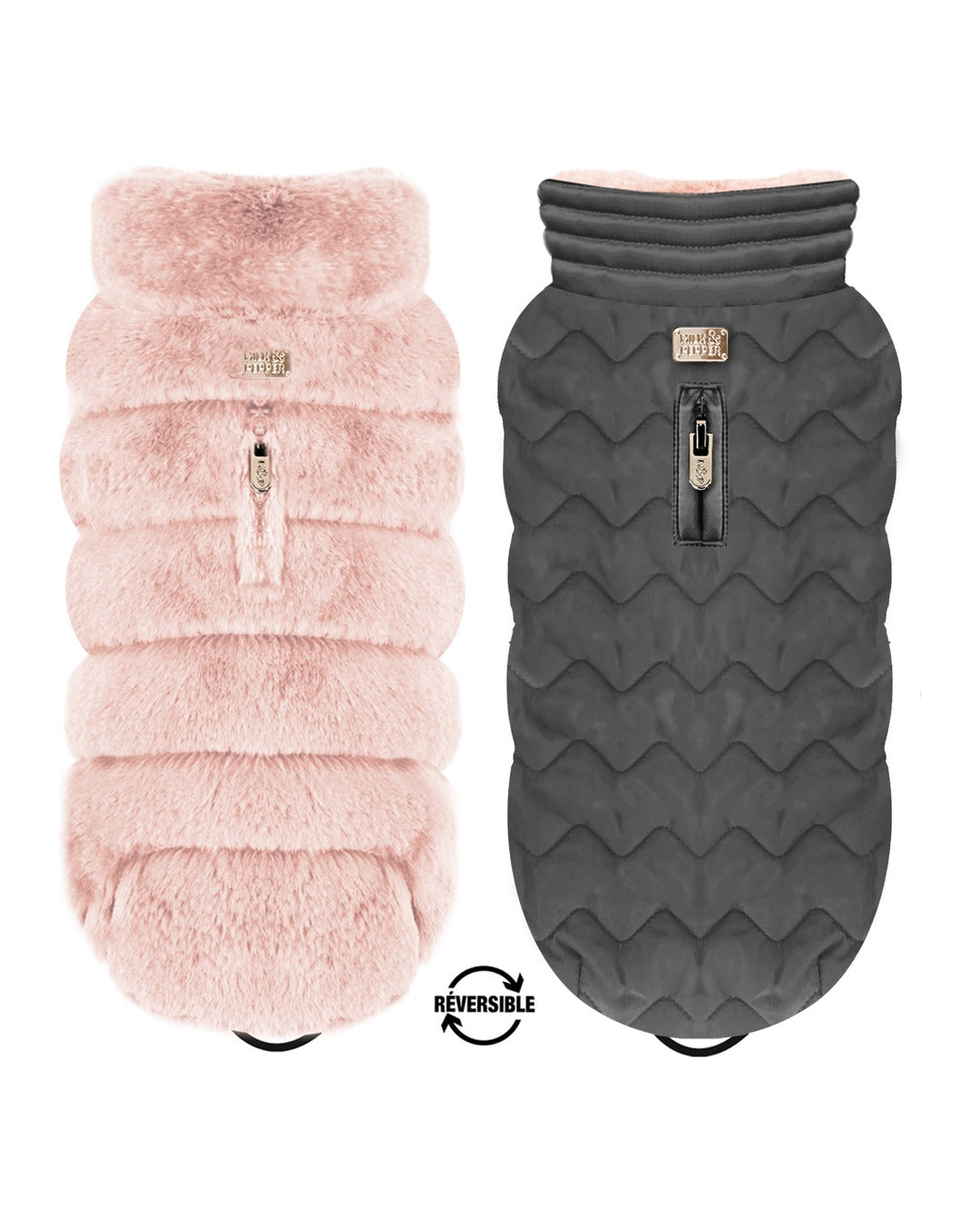 Çift Taraflı Şişme Köpek Montu Milk&Pepper Louise Reversible Puff Jacket