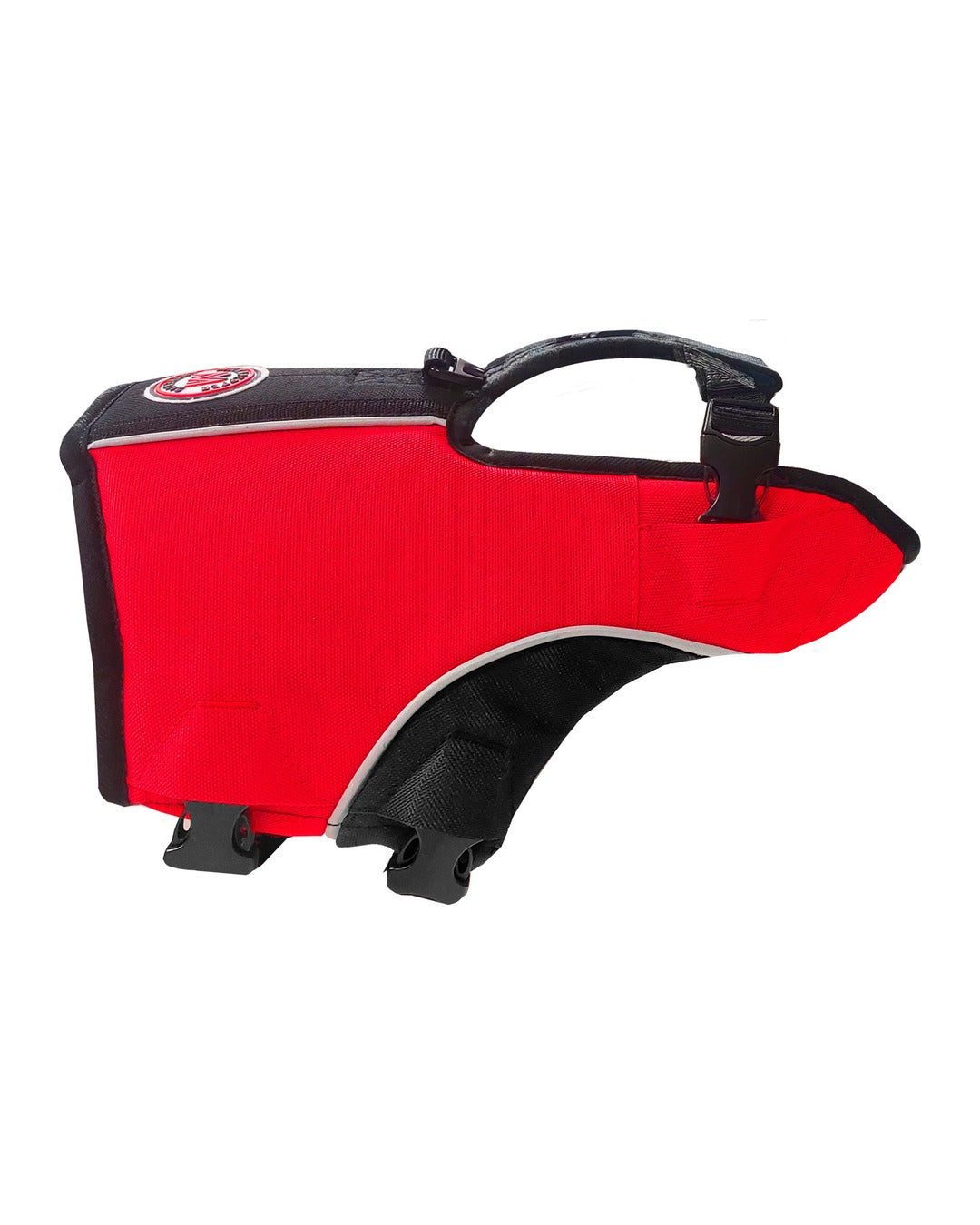 Reflektörlü Köpek Can Yeleği Milk&Pepper Swimmer Life Jacket Kırmızı