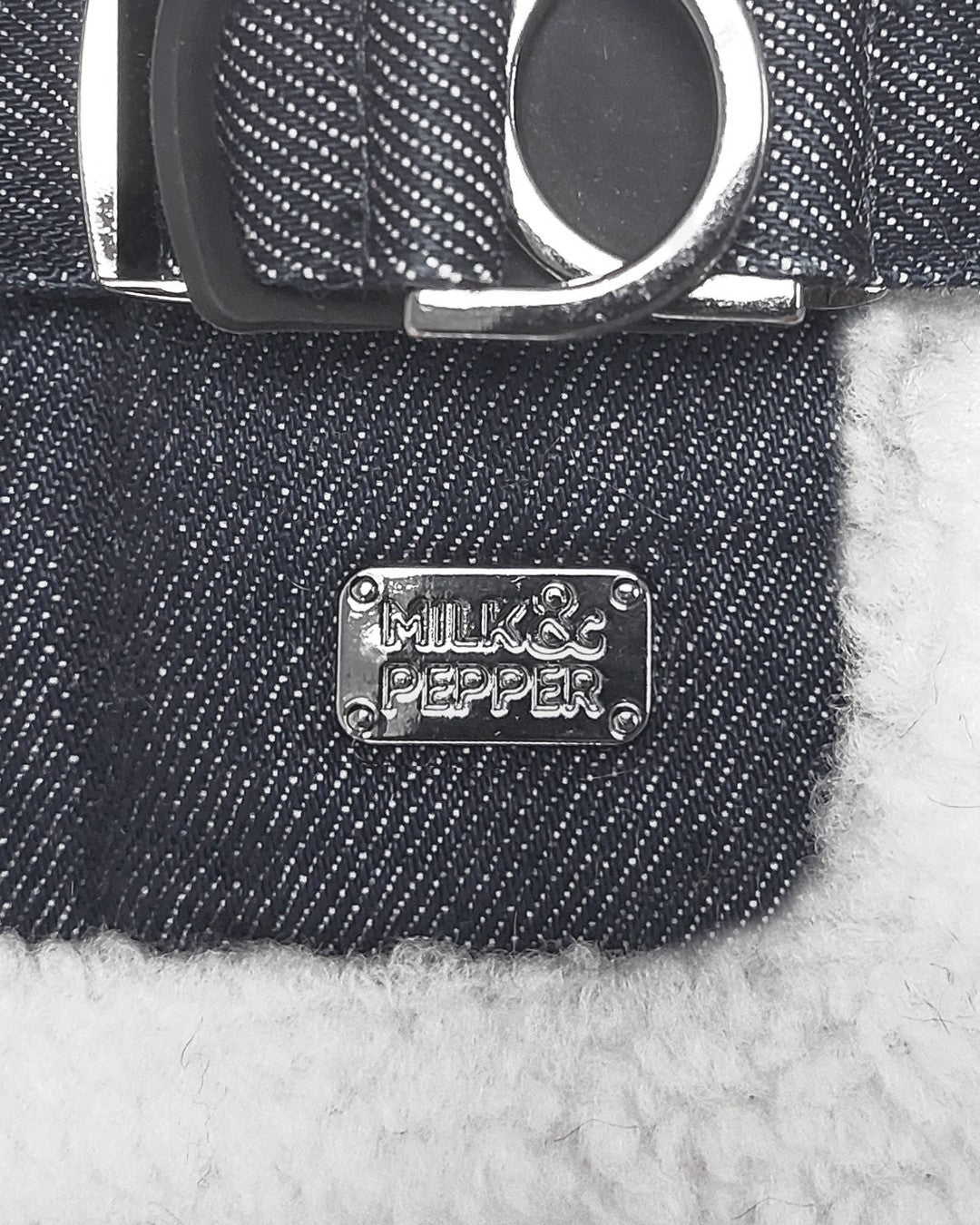 Denim Kürk Astarlı Köpek Göğüs Tasması Milk&Pepper Tyler Harness