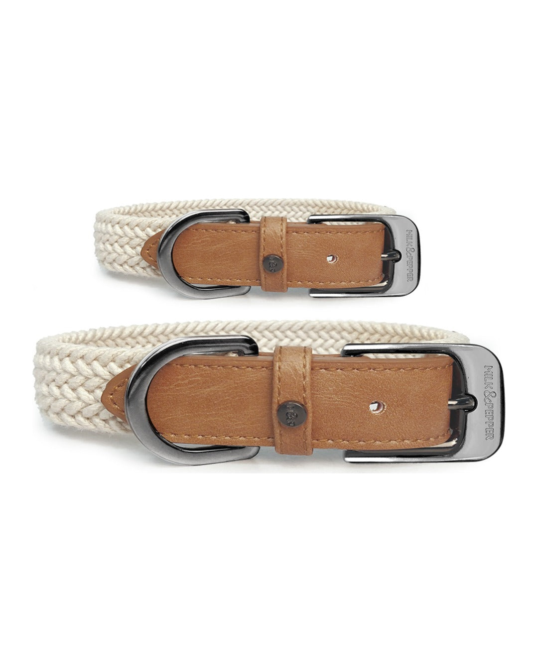 Örgü Ayarlanabilir Köpek Boyun Tasması Milk&Pepper Edward Collar
