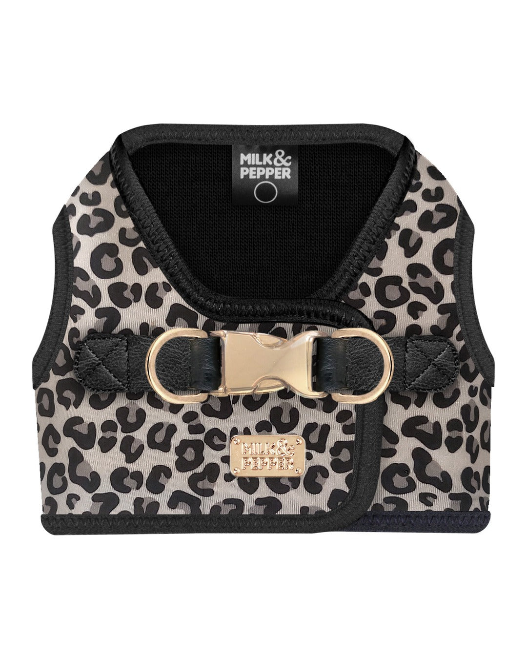 Ceket Tipi Köpek Göğüs Tasması Milk&Pepper Zendaya Harness Leopar