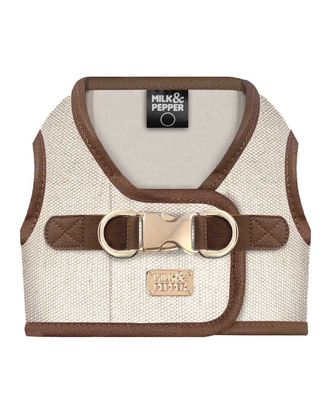 Keten Görünümlü Köpek Göğüs Tasması Milk&Pepper Java Harness