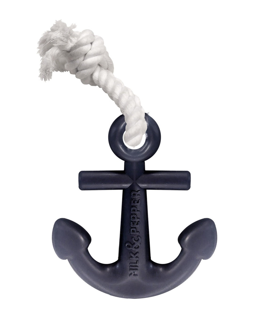 Halatlı Çapa Şeklinde Köpek Çiğneme Oyuncağı Milk&Pepper Big Anchor Toy Lacivert