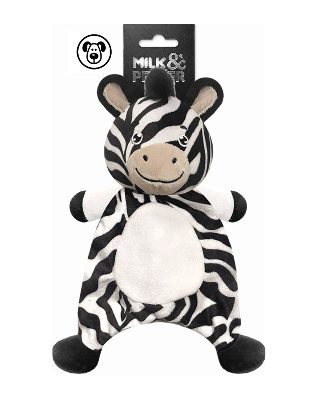 Sesli Peluş Zebra Köpek Oyuncağı Milk&Pepper Kojo Soft Toy