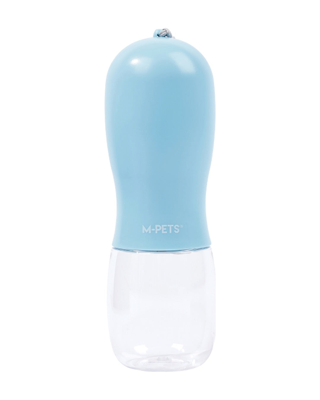 Köpek Seyahat Suluğu 300 ml Mama Bölmeli 2'si 1 Arada Açık Mavi M-Pets On the Road Blue Mist
