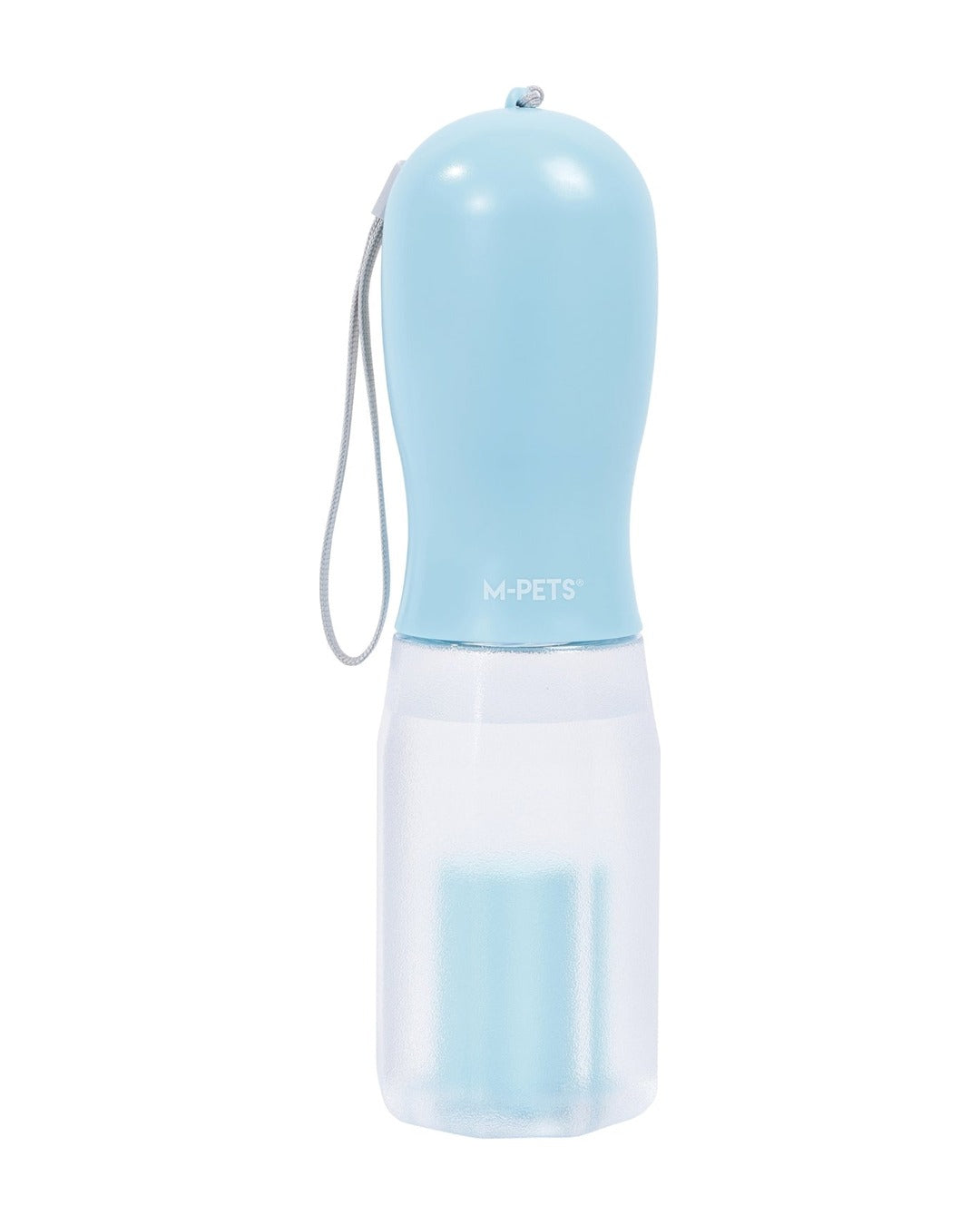 Köpek Seyahat Suluğu 600 ml Mama ve Poşet Bölmeli 3'ü 1 Arada Mavi M-Pets On the Road Blue Mist