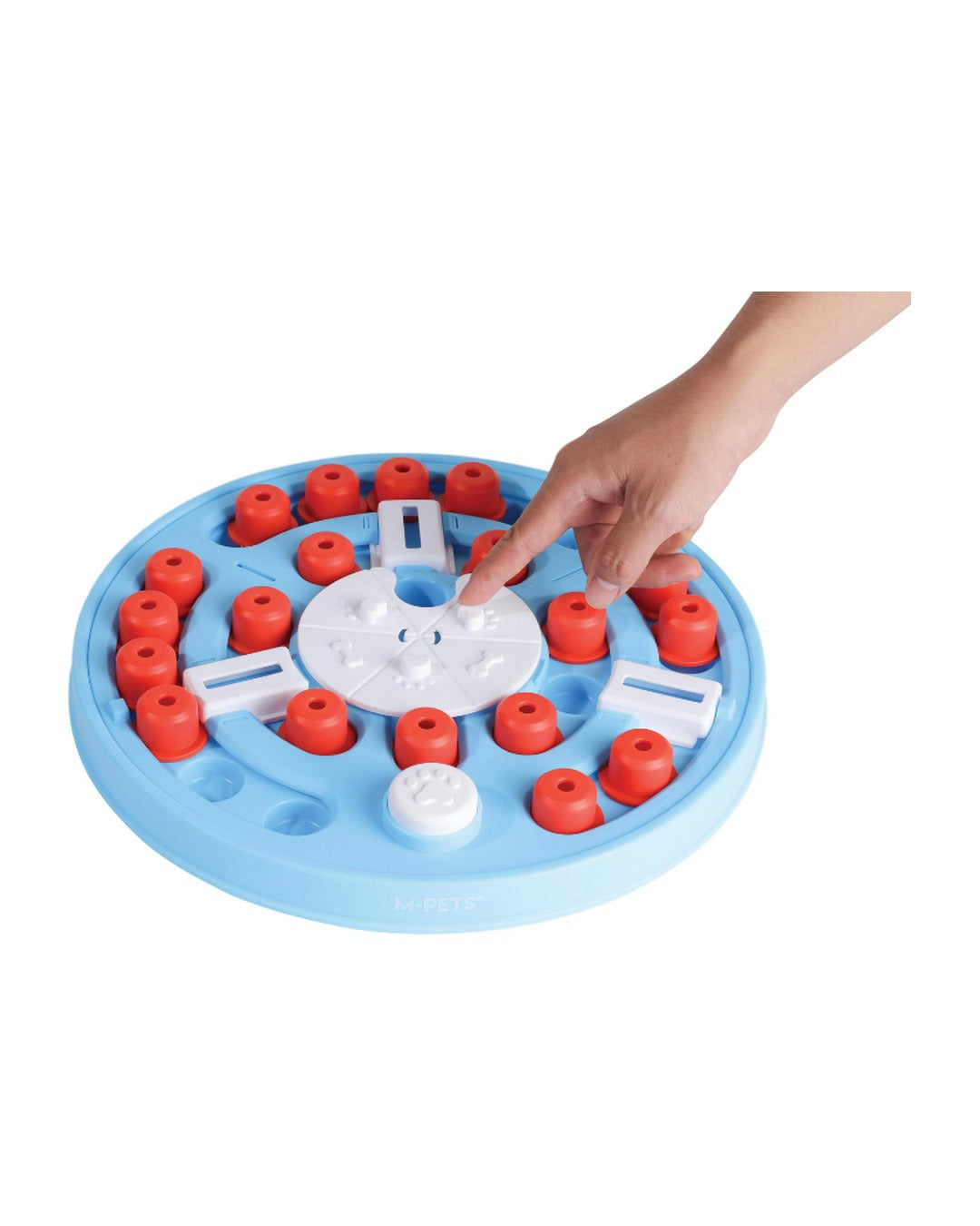 Kaydırmalı Bölmeli Köpek Zekâ ve Ödül Oyuncağı Seviye 3 Zor M-Pets Brainy Games Da Vinci