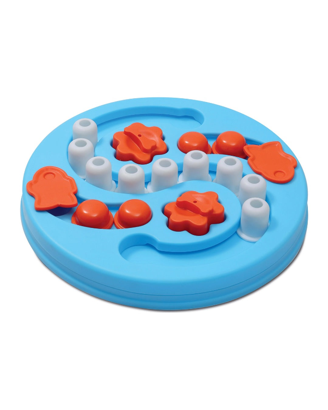Kıvrımlı Yollu Kaydırmalı Köpek Zekâ ve Ödül Oyuncağı Seviye 3 Zor M-Pets Brainy Games Einstein
