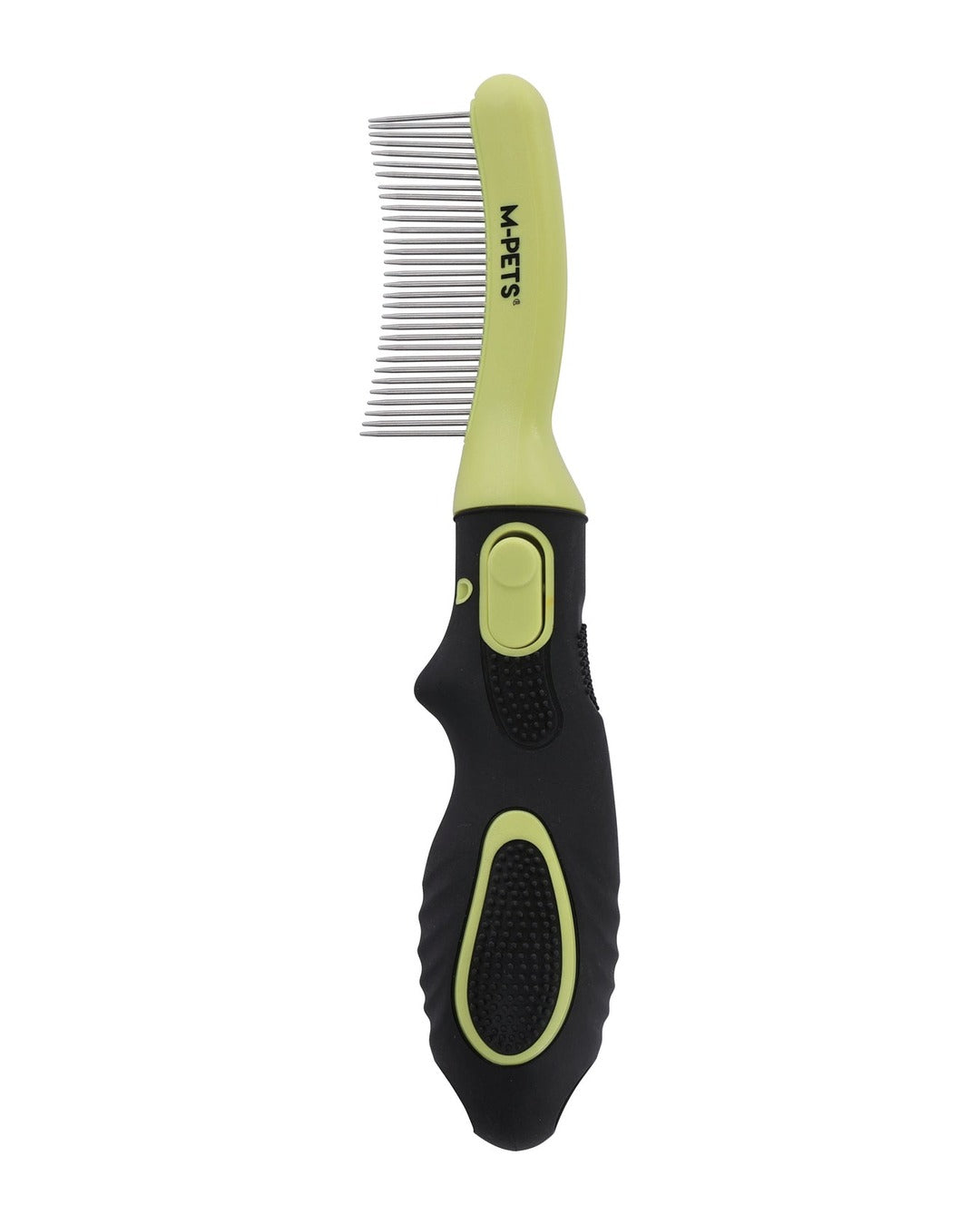 Click & Groom Değiştirilebilir Başlıklı Kavisli Metal Dişli Tüy Toplama Fırçası Kedi ve Köpek M-Pets Click and Groom Curved Brush