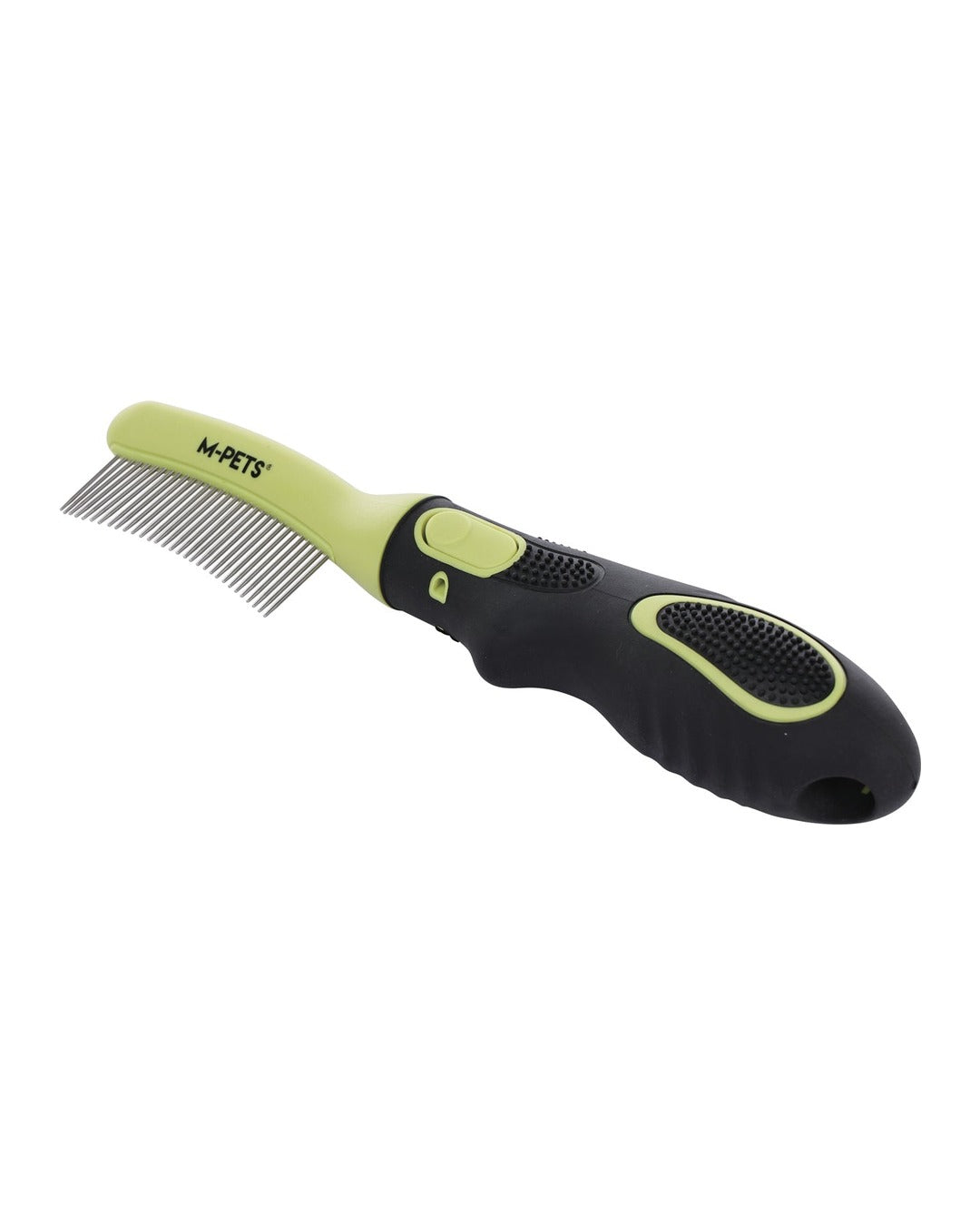 Click & Groom Değiştirilebilir Başlıklı Kavisli Metal Dişli Tüy Toplama Fırçası Kedi ve Köpek M-Pets Click and Groom Curved Brush