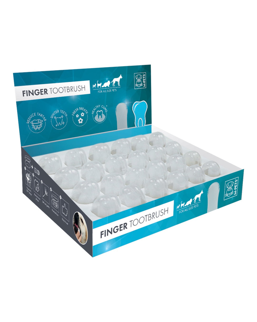 M-Pets Finger Toothbrush stand kutusu