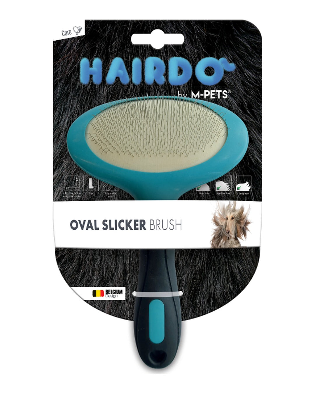 M-Pets Hairdo Oval Slicker L beden ambalaj