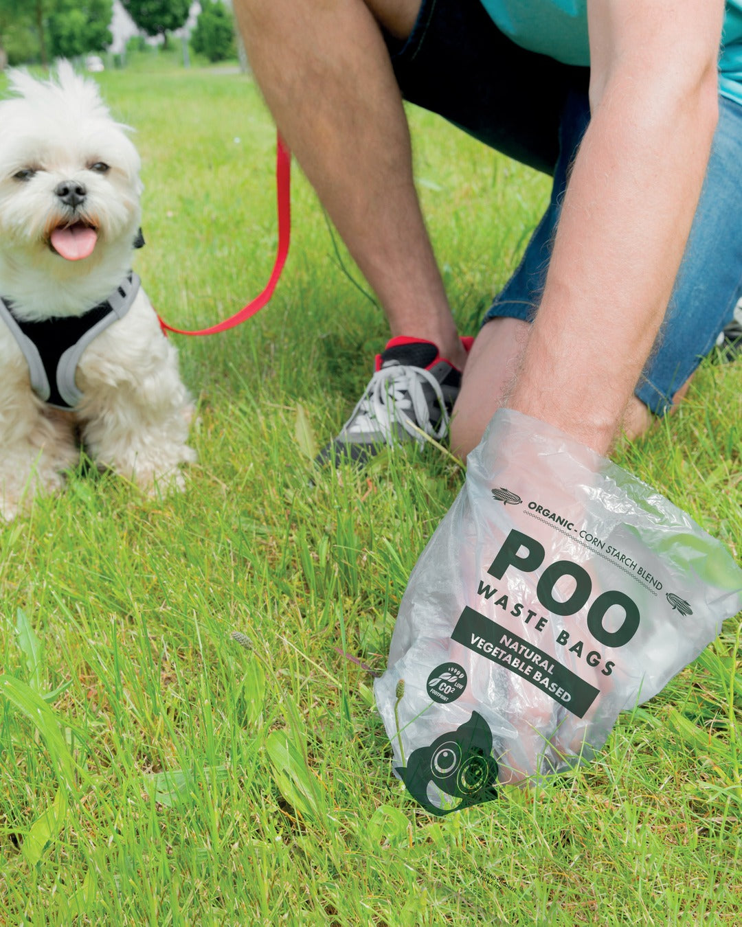 Nane Kokulu Bitkisel Bazlı Köpek Kaka Poşeti 8 Rulo 120li M-Pets POO Vegetable Based Mint Scented