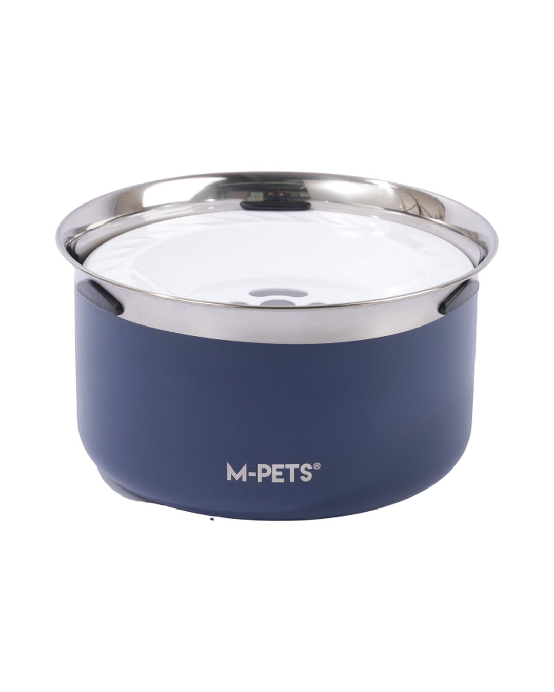 M-Pets Splash Control taşırmaz köpek su kabı mavi