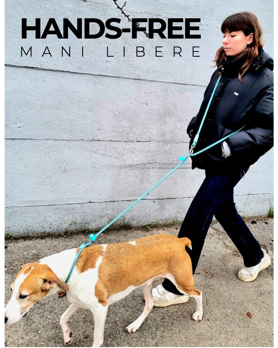 Eğitim Tasmalı Eller Serbest Halat Köpek Gezdirme Kayışı 260 cm Morso Multi Retriever Handsfree