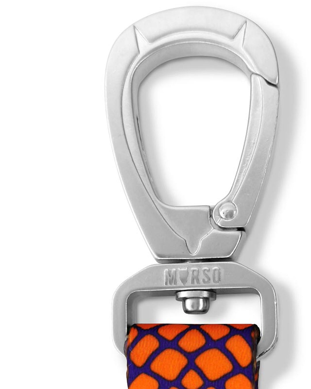 Ayarlanabilir Turuncu Mor Sürüngen Desenli Köpek Araç Emniyet Kemeri Morso Urban Lizard Safety Belt