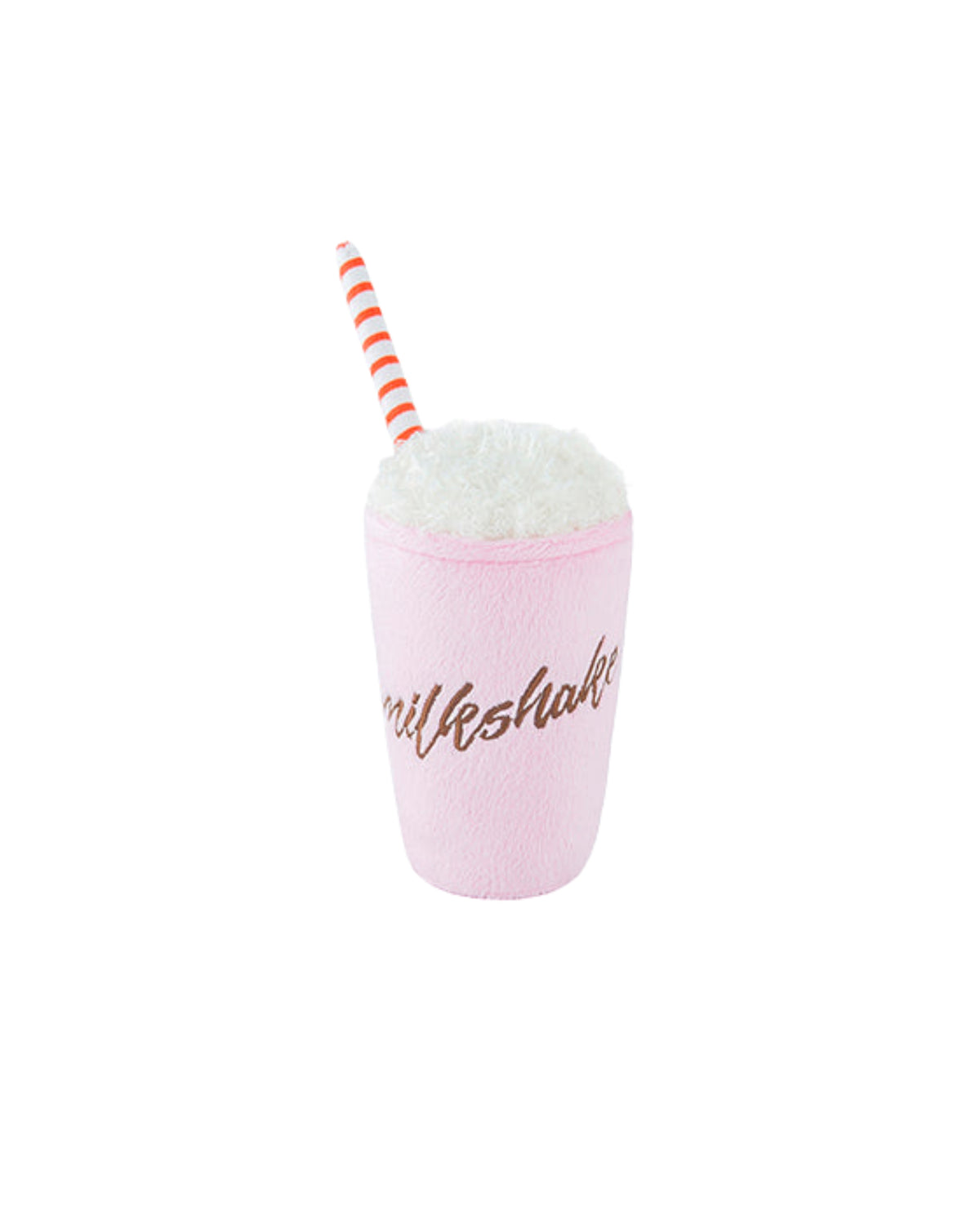Milkshake Bardağı Figürlü Sesli Pembe Peluş Köpek Oyuncağı P.L.A.Y. American Classic Mutts Milkshake