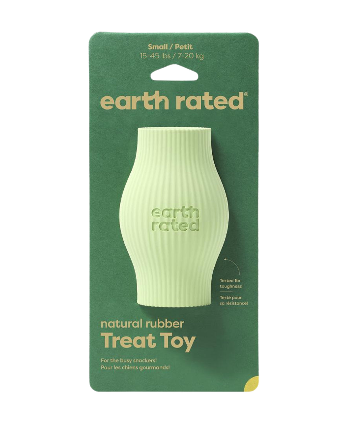 Ödül Dolduruleblir Kauçuk Köpek Oyuncağı Earth Rated Treat Toy