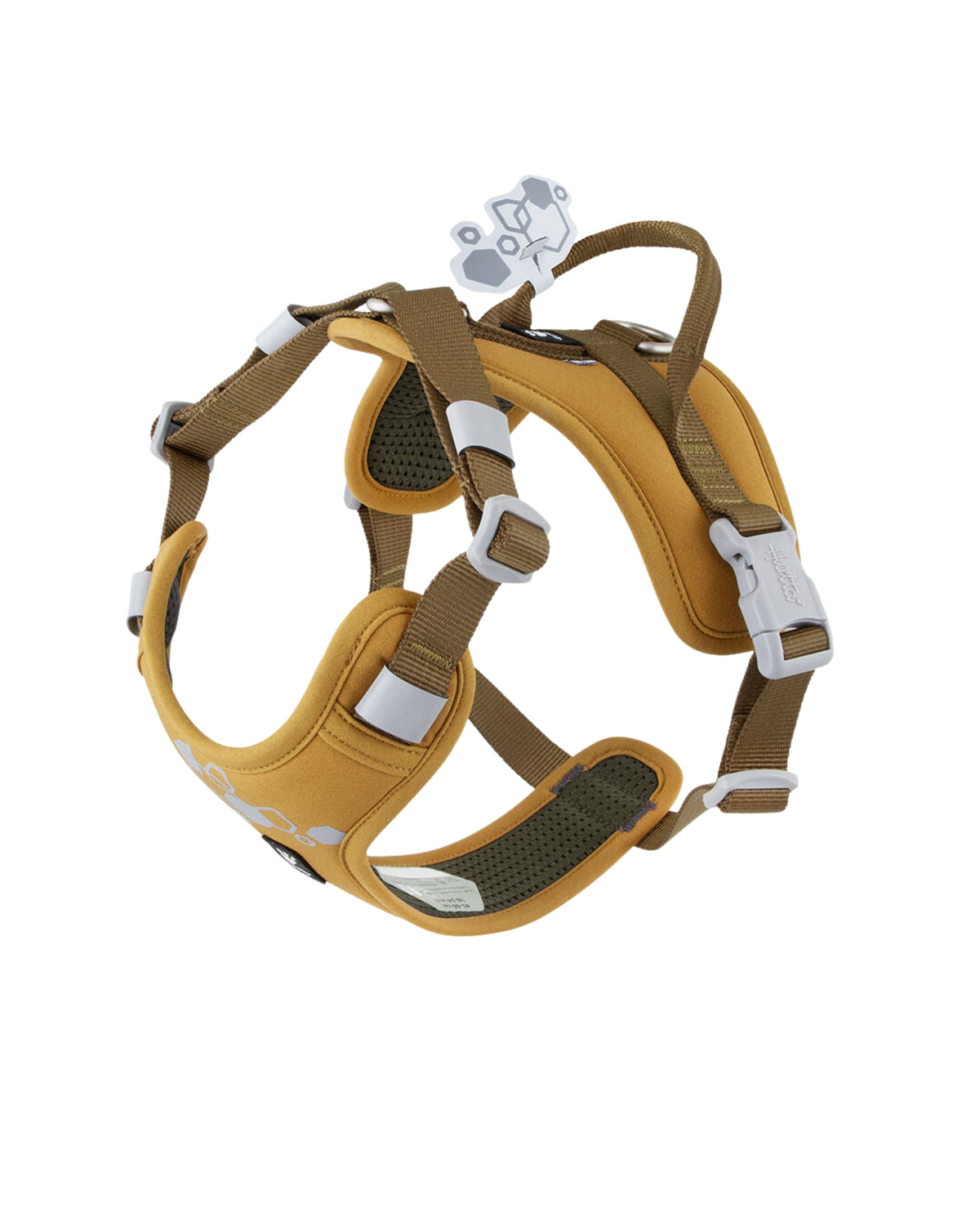 Önden Çift Tokalı Tutamaklı Neopren Dolgulu Reflektörlü Köpek Göğüs Tasması Hurtta Weekend Warrior Harness II ECO
