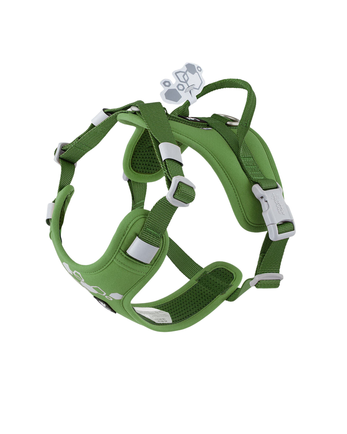 Önden Çift Tokalı Tutamaklı Neopren Dolgulu Reflektörlü Köpek Göğüs Tasması Hurtta Weekend Warrior Harness II ECO
