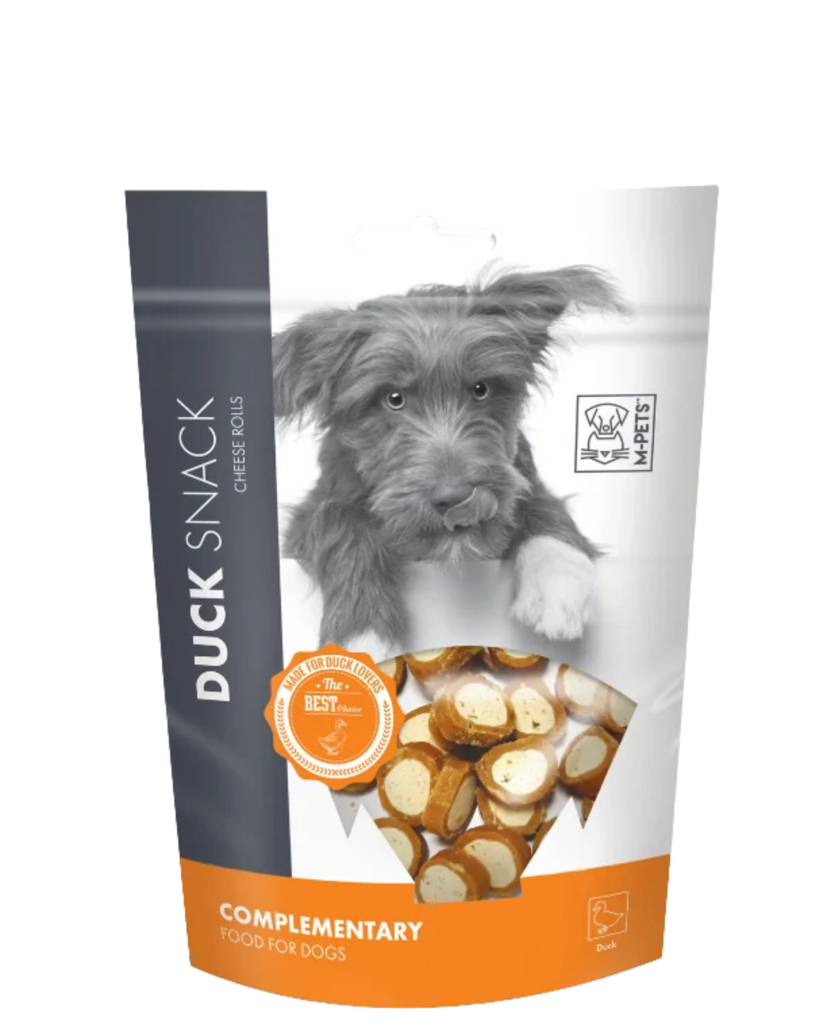 Ördek Etli Rulo Köpek Ödül Maması M-Pets Duck Rolls Dog Treats
