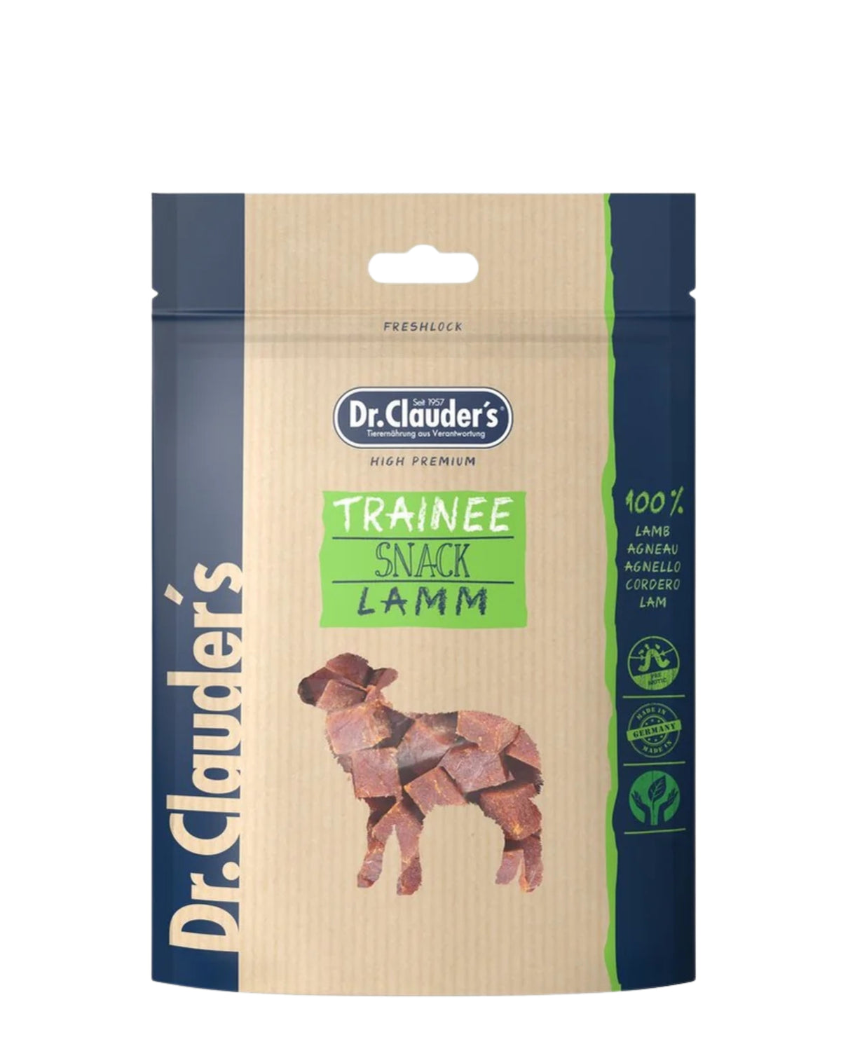 Ördekli ve Kuzulu Küp Köpek Ödülü Dr.Clauder's Trainee Snack Duck & Lamb, 80g