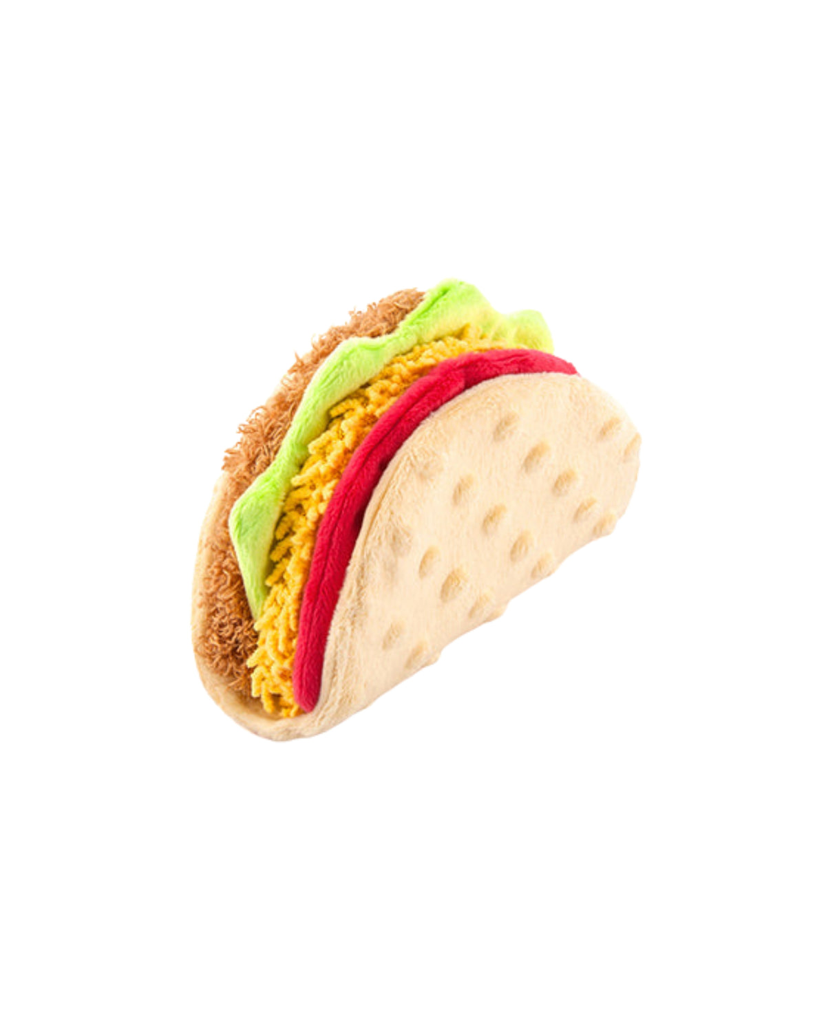 Parçalı Taco Figürlü Hışırtılı Sesli Peluş Köpek Oyuncağı P.L.A.Y. International Classic Tail Waggin’ Taco
