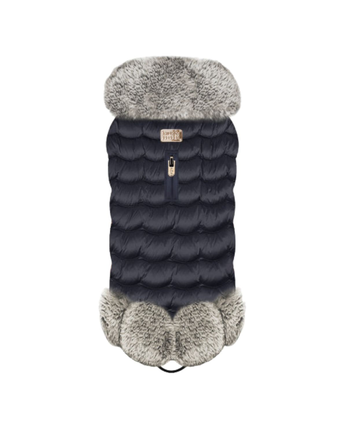 Peluş Detaylı Kapitone Köpek Montu Milk&Pepper Emma Down Jacket