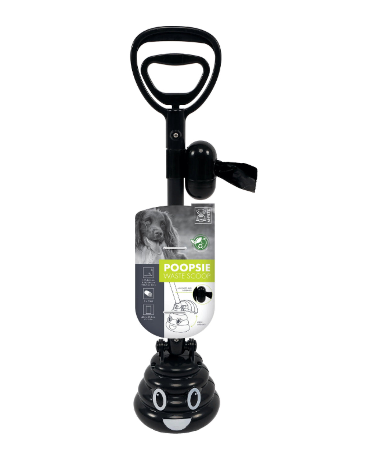 Poopsie Köpek Dışkı Toplama Küreği Poşet Aparatlı M-Pets Poopsie Waste Scoop