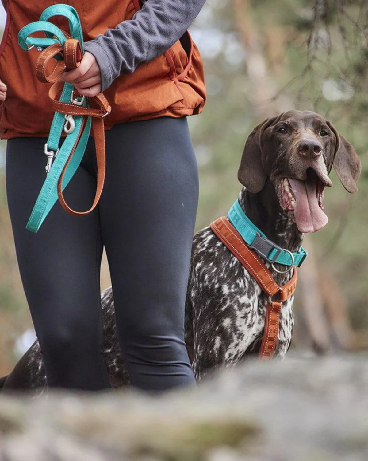 Reflektörlü Köpek Gezdirme Kayışı Hurtta Casual ECO, 180*20
