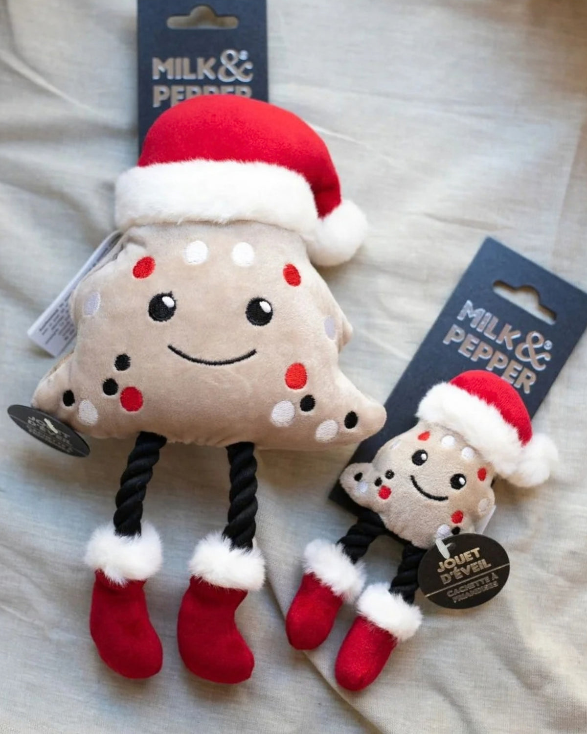 Sesli Peluş Kurabiye Köpek Oyuncağı Milk&Pepper Cookie Toy