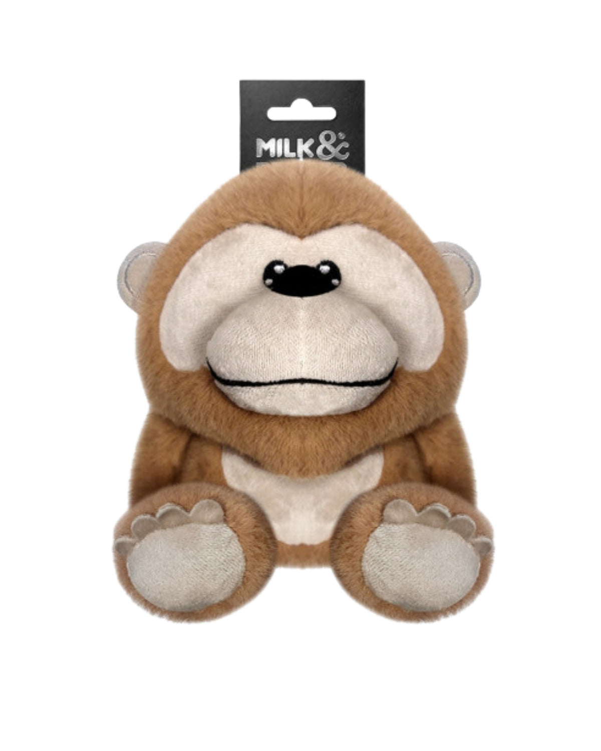 Sesli Peluş Orangutan Köpek Oyuncağı Milk&Pepper Sari Toy