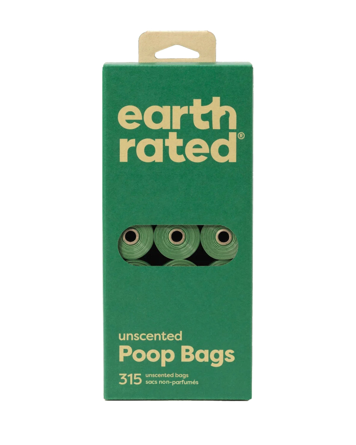 Sızdırmaz Köpek Kaka Poşeti Earth Rated Refill Rolls Kokusuz, 315 Adet