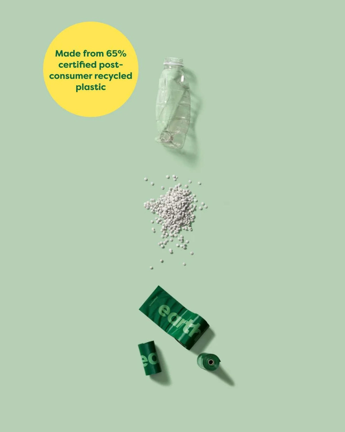 Sızdırmaz Köpek Kaka Poşeti Earth Rated Refill Rolls, 120 Adet