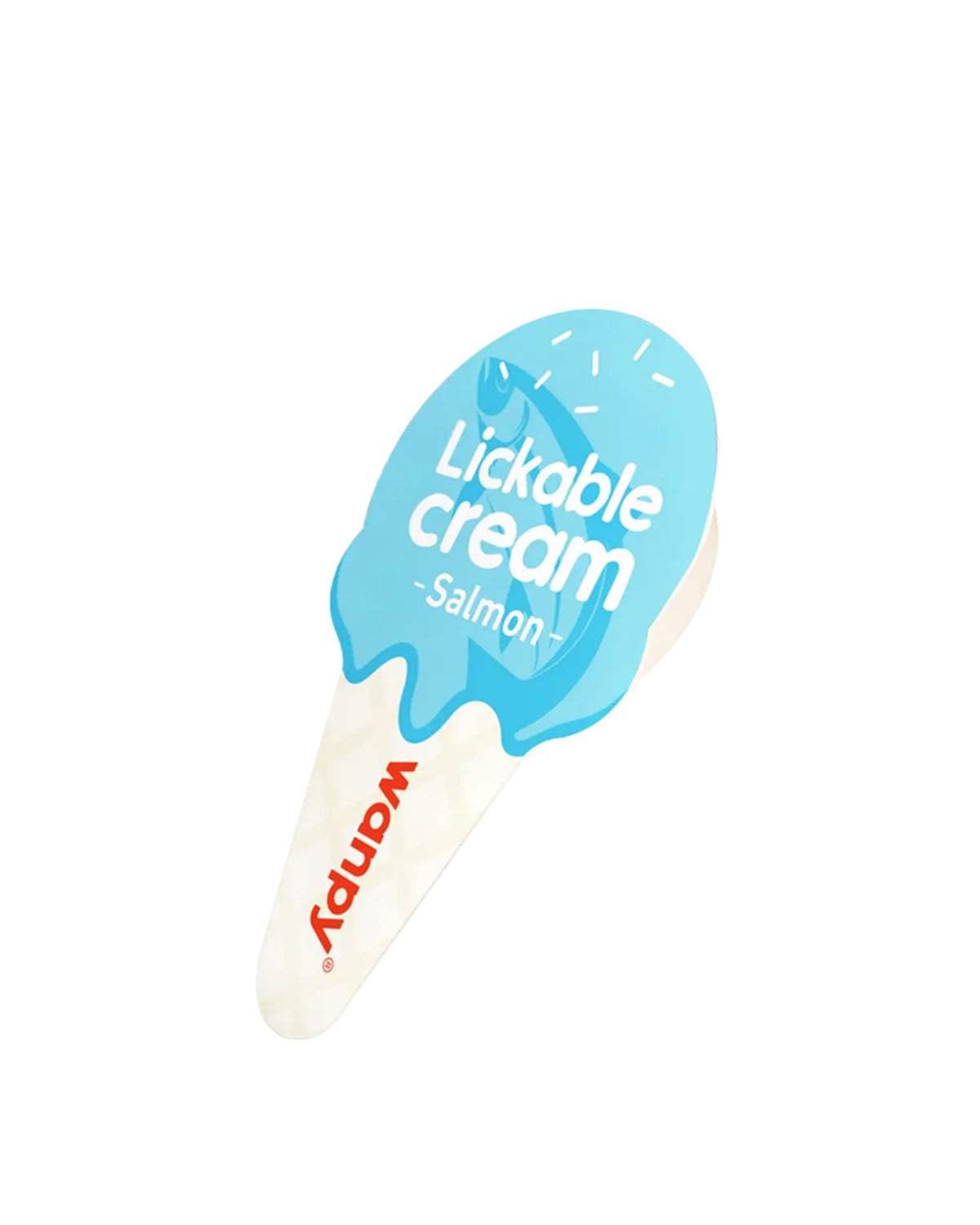 Somonlu Kaşık Sıvı Kedi Ödülü Wanpy Lickable Cream, 16gr