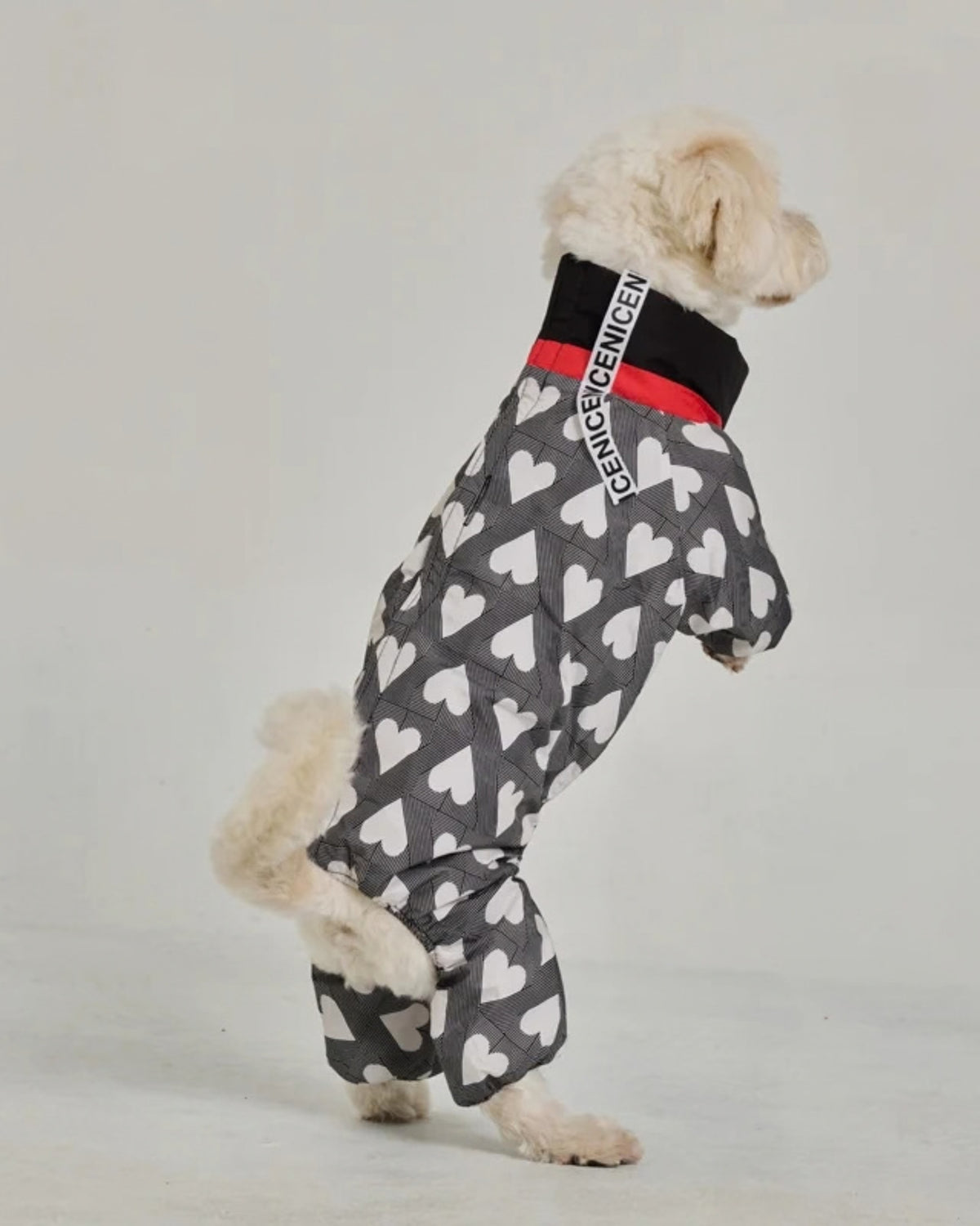 Su İtici Köpek Tulumu Godoist Puffer Jumpsuit Kate