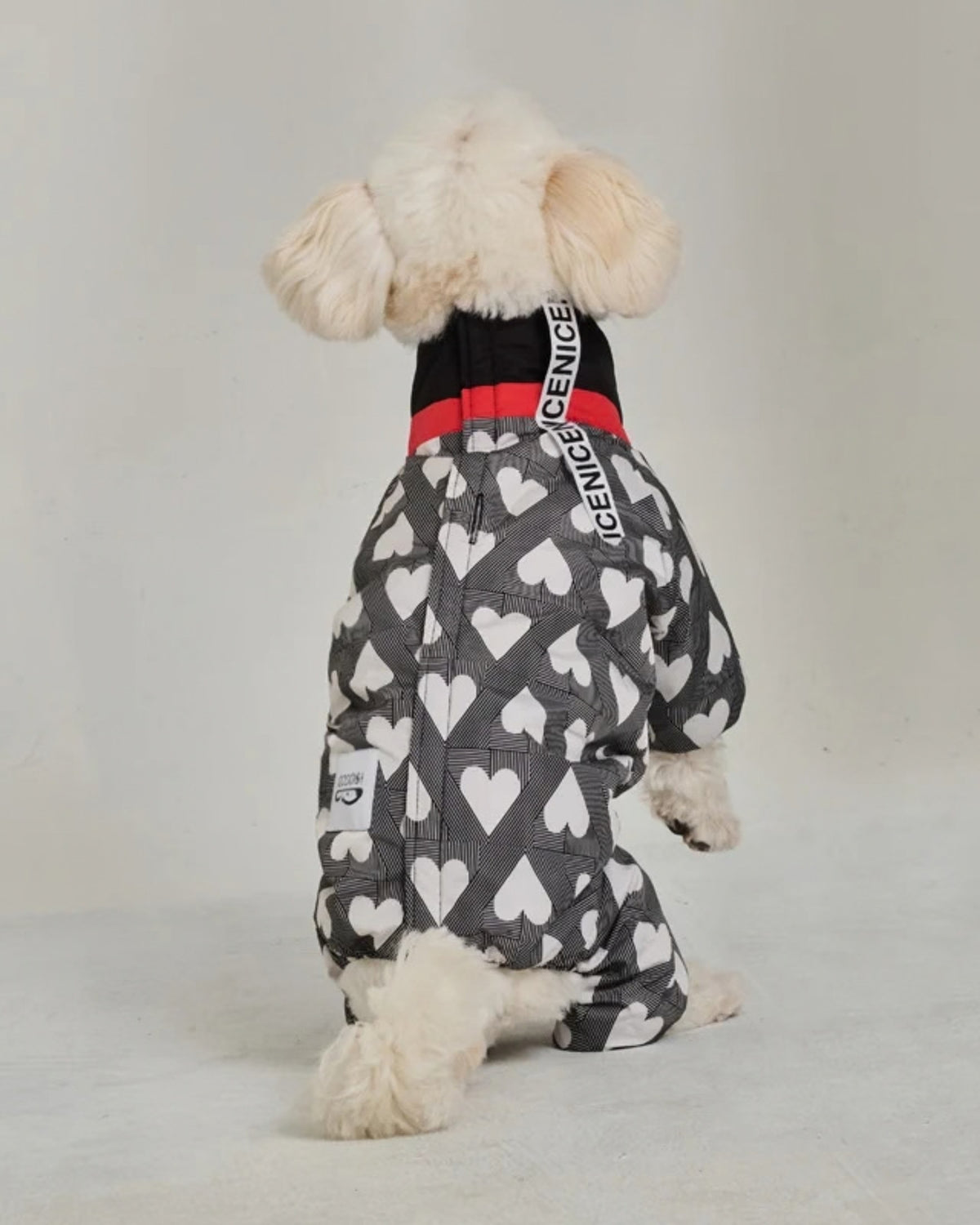 Su İtici Köpek Tulumu Godoist Puffer Jumpsuit Kate