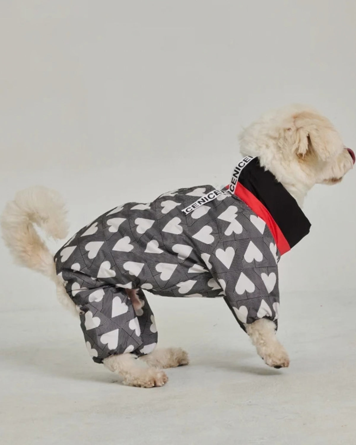 Su İtici Köpek Tulumu Godoist Puffer Jumpsuit Kate