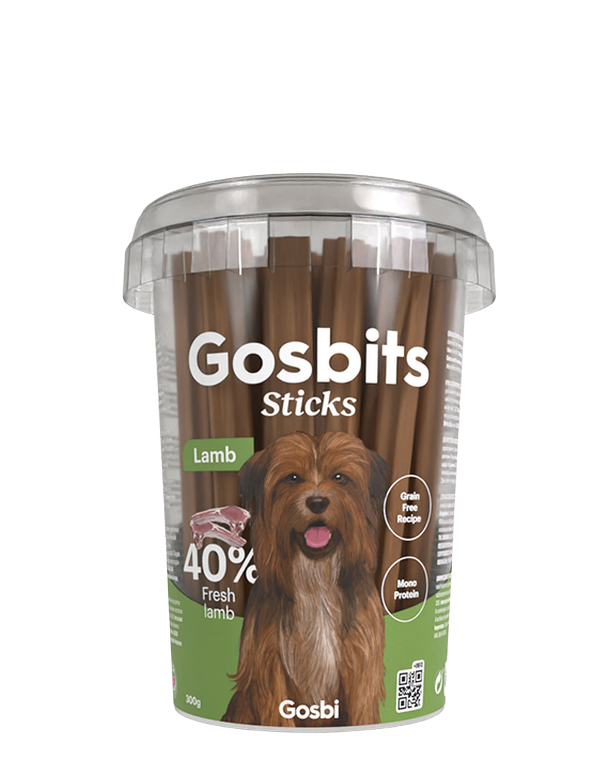 Tahılsız Kuzu Etli Yarı Nemli Köpek Ödül Çubuğu Gosbi Gosbits Sticks Lamb