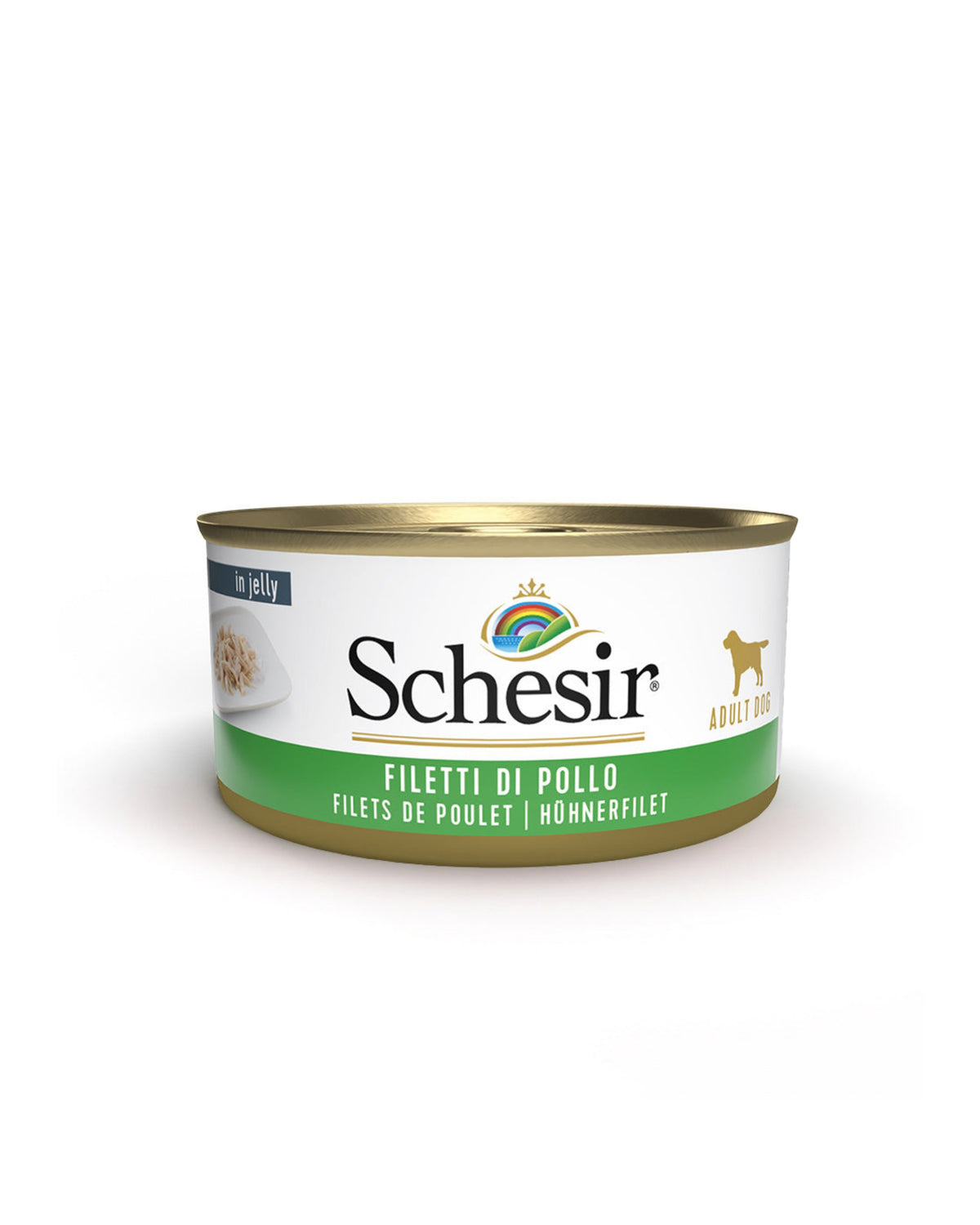 Tavuk Filetolu Jöleli Köpek Konservesi Schesir 150g