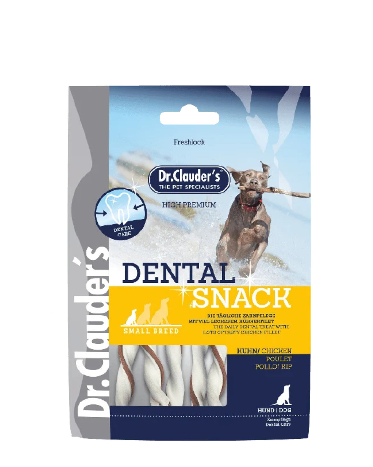 Tavuklu Köpek Diş Bakım Ödülü Dr. Clauder's Dental Snack Chicken, 80g